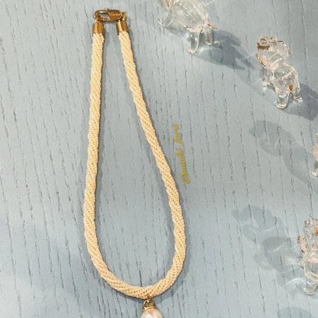 گردنبند اسپیرال تک مروارید